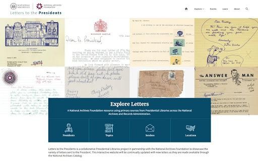 Letters to the President graphic