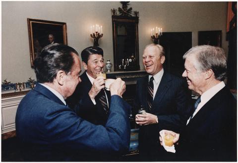 Presidents Nixon, Reagan, Ford, and Carter