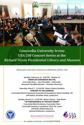 Concordia University Irvine USA250 Concert Series 2026