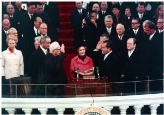 First Lady Pat Nixon's Cyclamen Pink 1969 Presidential Inauguration Ensemble